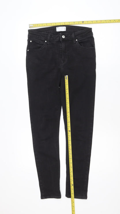 ASOS Women’s Black Skinny Jeans Size 12 Regular Fit 30W 32L