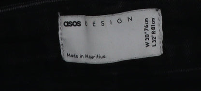 ASOS Women’s Black Skinny Jeans Size 12 Regular Fit 30W 32L
