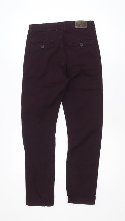 Mineral Men's Brown Slim Straight Jeans Size 28