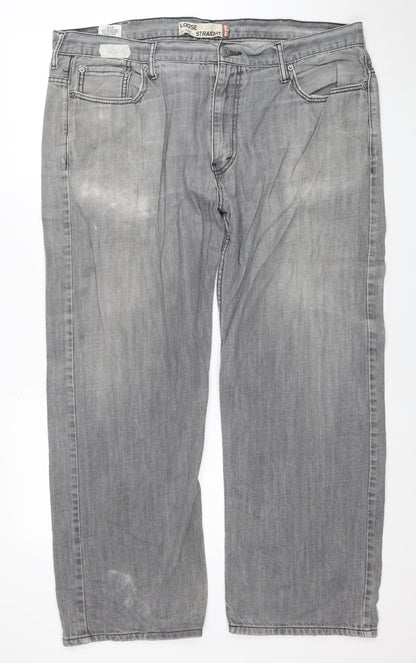 Levi's 569 Men's Grey Straight Fit Denim Jeans 40x32 Regular
