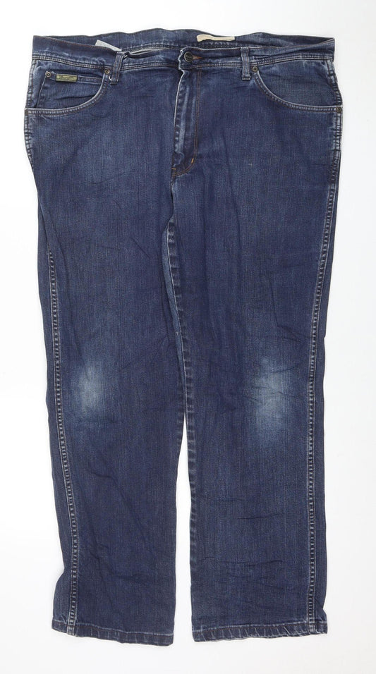 Wrangler Men's Blue Texas Stretch Jeans W40 L34 Classic Fit Denim