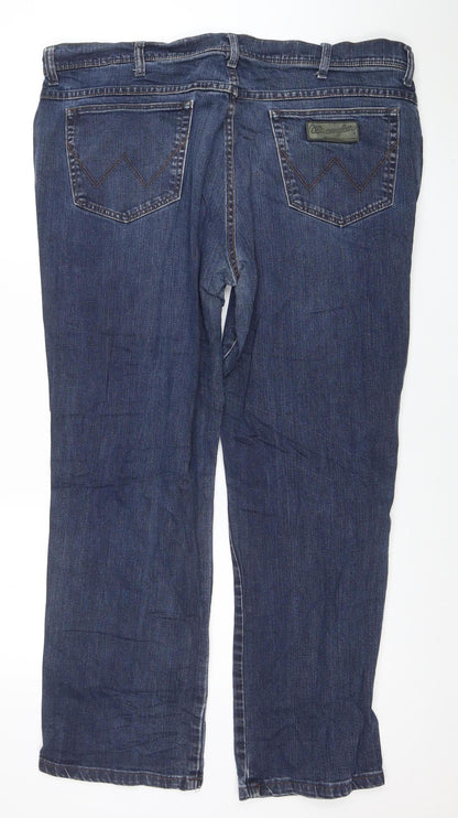 Wrangler Men's Blue Texas Stretch Jeans W40 L34 Classic Fit Denim