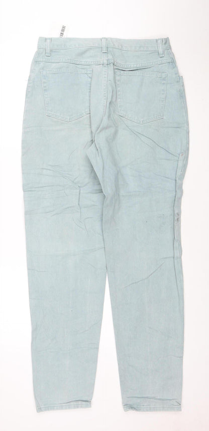 Wrangler Women’s Blue 14 Straight Leg Denim Jeans 32L 100% Cotton
