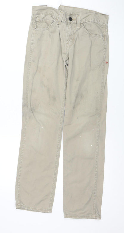Levi’s 511 Men’s Beige Slim Fit Jeans W28 L30 Cotton Denim