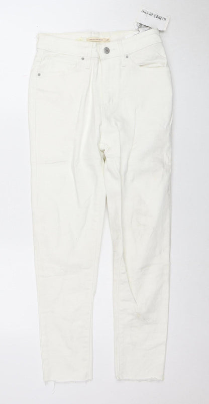 Levi's Women White 721 High Rise Skinny Jeans Size 27