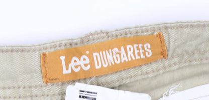 Lee Dungarees Men's Beige 34 Cargo Shorts Cotton Regular Fit