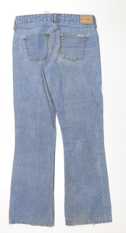 Levi Strauss Men's Blue Stretch Low Rise Bootcut Denim Jeans S