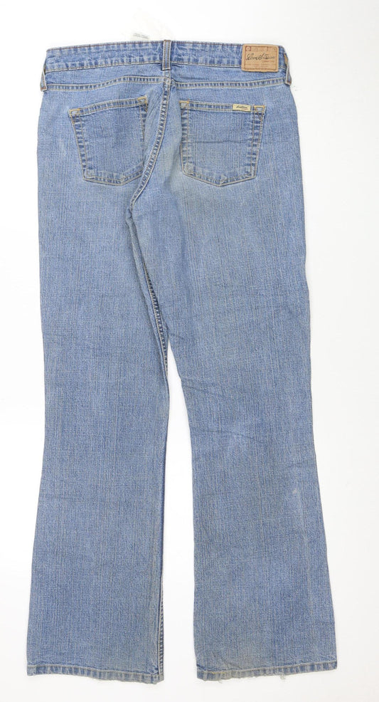 Levi Strauss Men's Blue Stretch Low Rise Bootcut Denim Jeans S