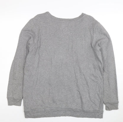 Calvin Klein Jeans Men's Grey Logo Sweatshirt Size S Pullover