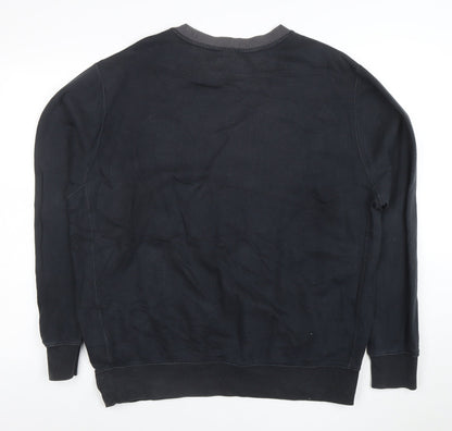Nike Men's Black L Pullover Fleece Sweatshirt with Logo