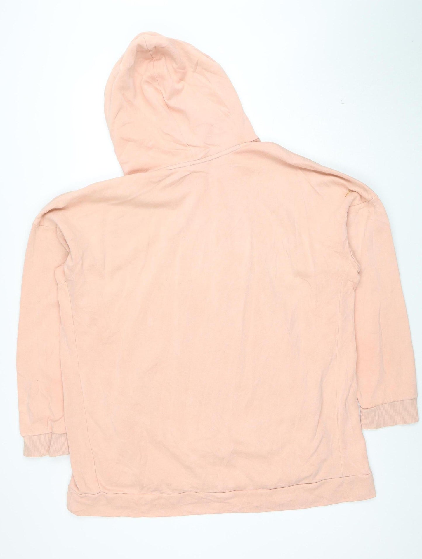 Adidas Women’s Pink XL Pullover Hoodie Sweatshirt with Logo