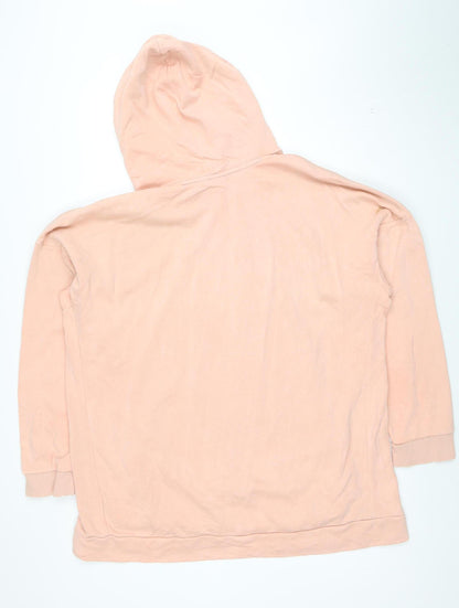 Adidas Women’s Pink XL Pullover Hoodie Sweatshirt with Logo