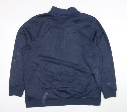 Under Armour Men's Blue 2XL 1/4 Zip Pullover Sweatshirt
