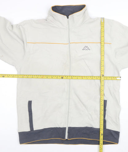 Kappa Men’s Beige Full Zip Sweatshirt XL Sports Jacket