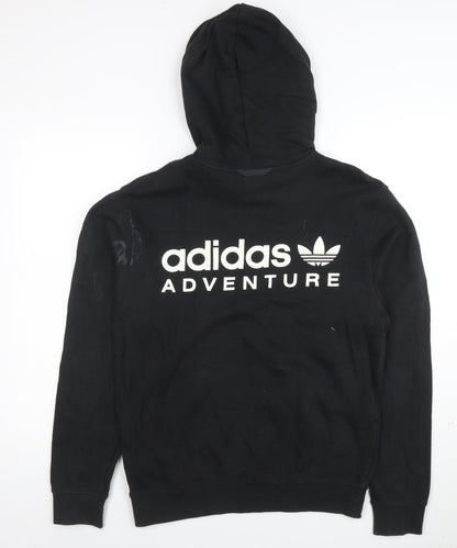 Adidas Men's Black Pullover Hoodie Adventure Logo Size S