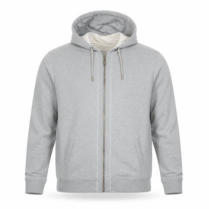 Timberland Mens Grey 2XL Full Zip Regular Fit Hoodie