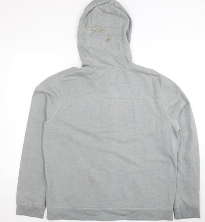 Timberland Mens Grey 2XL Full Zip Regular Fit Hoodie