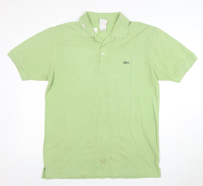 Lacoste Men's Green Cotton Polo Shirt Size XL Classic Fit