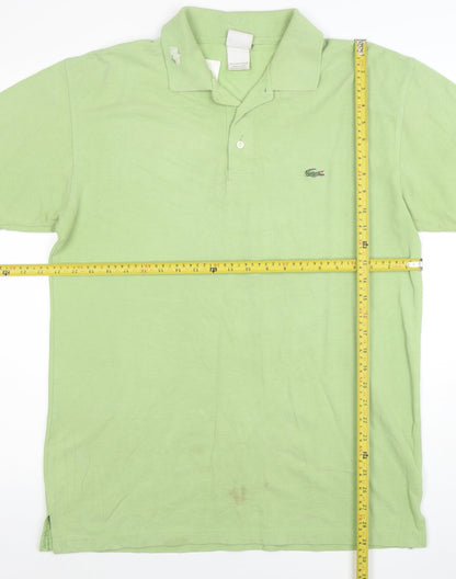 Lacoste Men's Green Cotton Polo Shirt Size XL Classic Fit