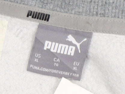 Puma Men's Grey XL Crew Neck Pullover Sweatshirt