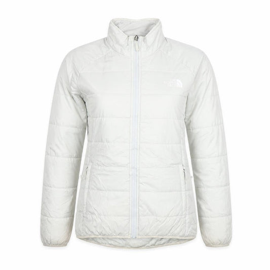 The North Face Women's White Puffer Jacket M Lightweight Polyester