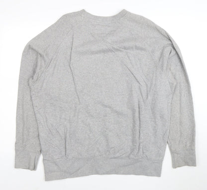 The Stronghold Men's Grey Los Angeles Crew Neck Sweatshirt Size L