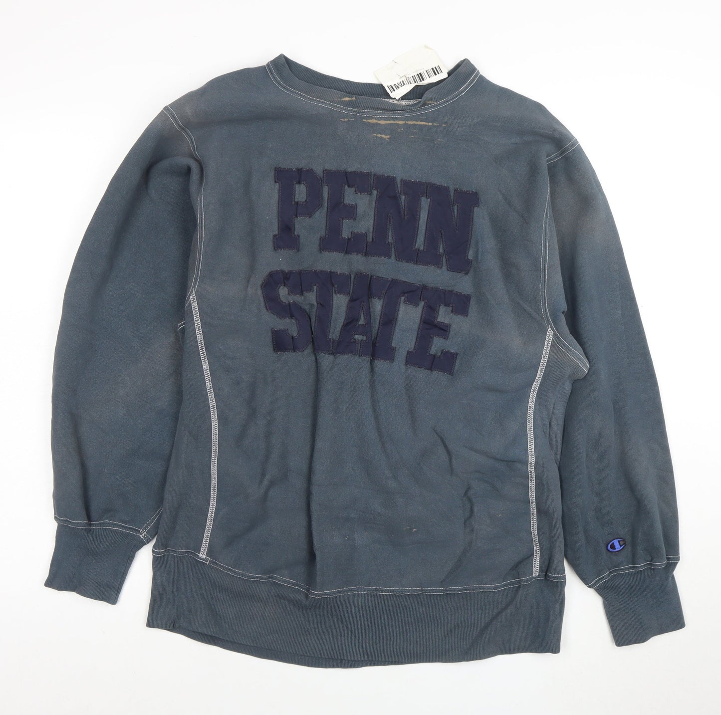Champion Women's Blue Penn State Reverse Weave Pullover Sweatshirt XL