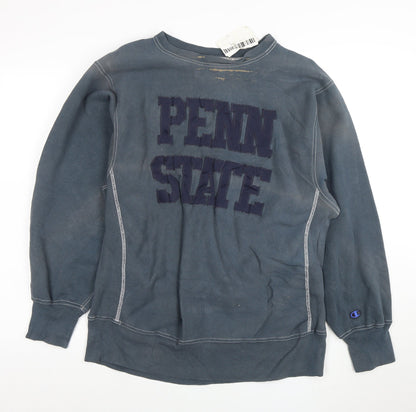 Champion Women's Blue Penn State Reverse Weave Pullover Sweatshirt XL