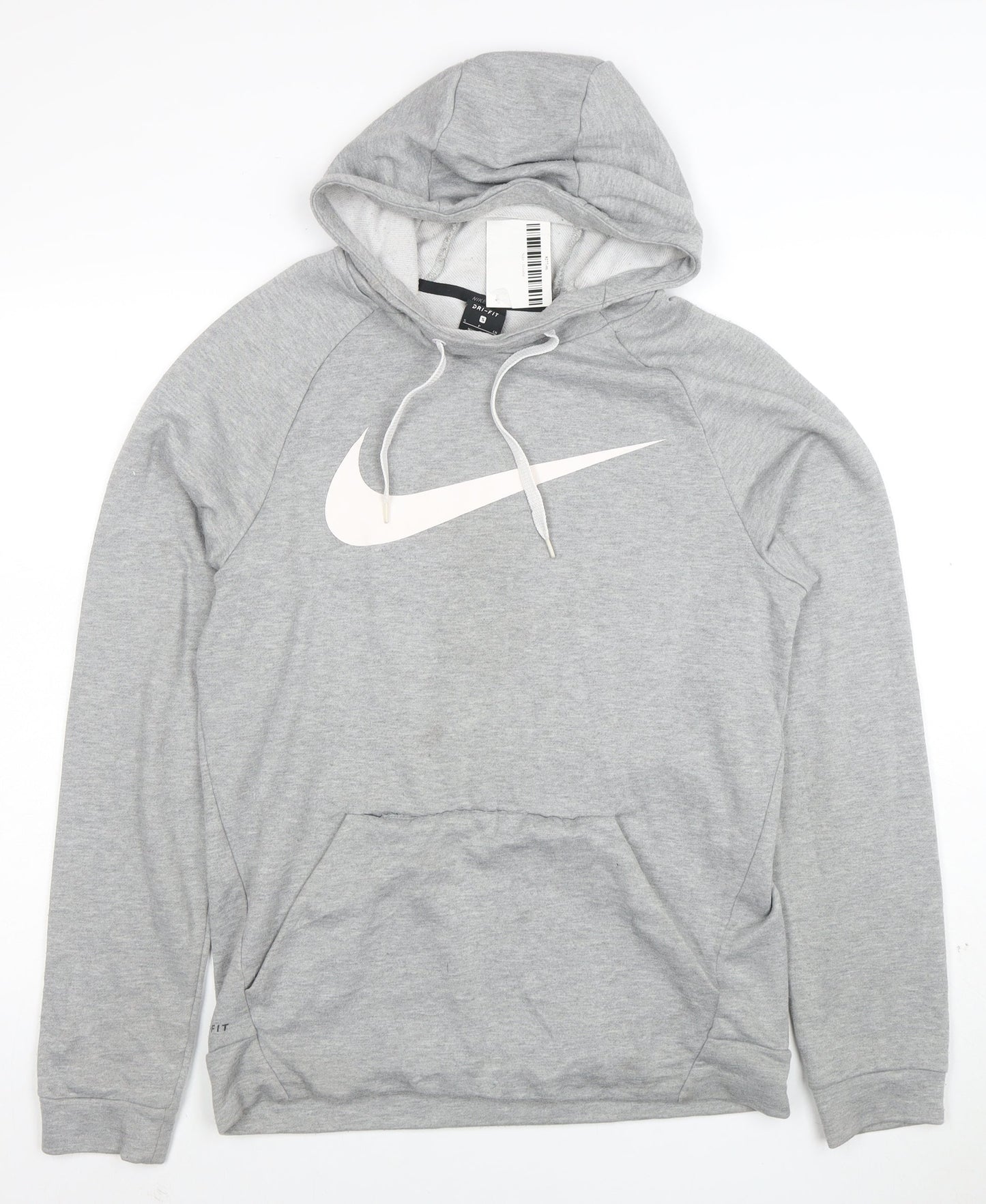Nike Women’s Grey Dri-FIT Pullover Hoodie Small Lightweight Gymwear
