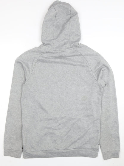 Nike Women’s Grey Dri-FIT Pullover Hoodie Small Lightweight Gymwear