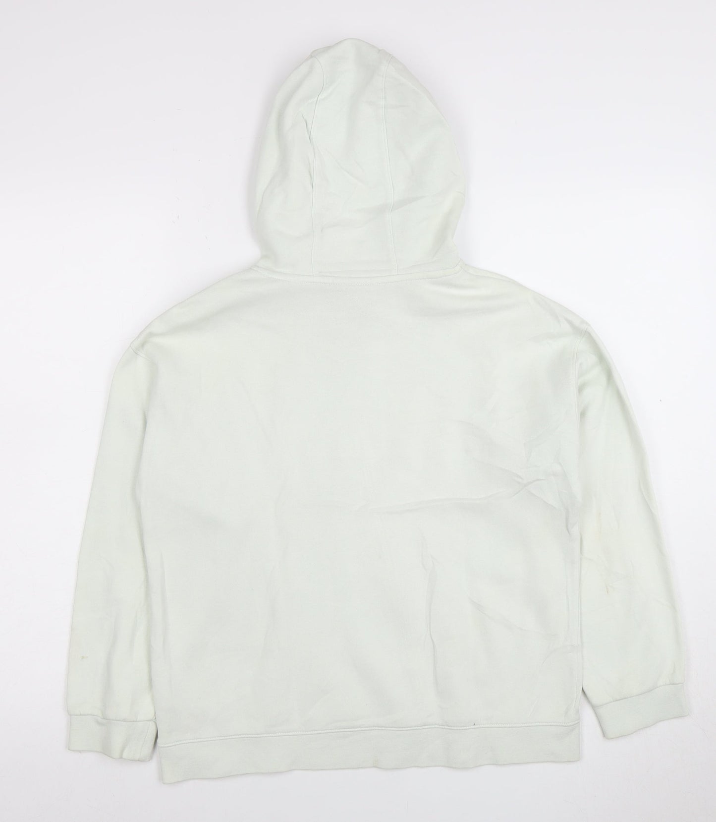 Nike Girls White Pullover Hoodie Loose Fit Size 146 Logo Sportswear