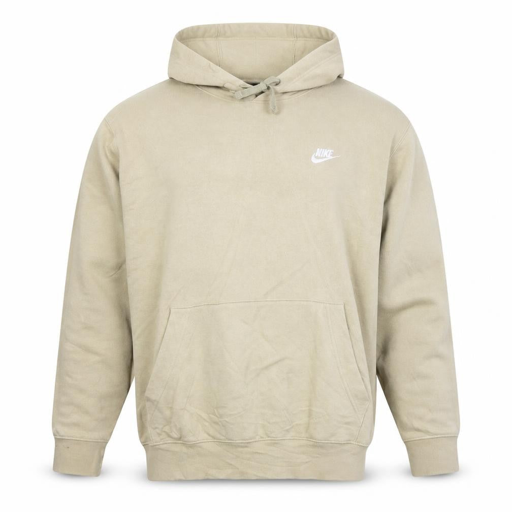 Nike Men's Beige XL Pullover Hoodie Fleece Sweatshirt