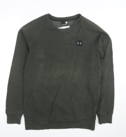 Under Armour Men's Green XS Crew Neck Pullover Sweatshirt