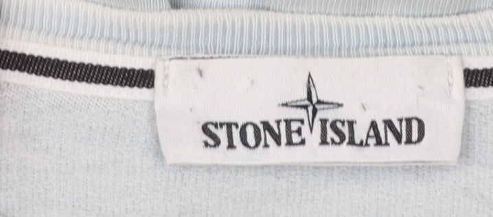 Stone Island Men’s Grey 3XL Pullover Cotton Sweatshirt