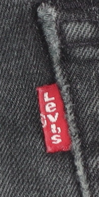 Levi's Men's Black Slim Straight Jeans W30 L32 Denim