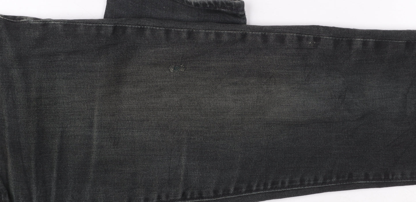 Levi's Men's Black Slim Straight Jeans W30 L32 Denim