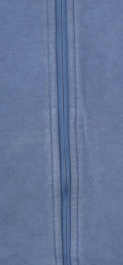 Puma Men's Black Blue Grey Full Zip Hoodie Size S Sportswear
