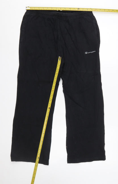 Champion Boys Black XL Cotton Sweatpants Jogging Trousers