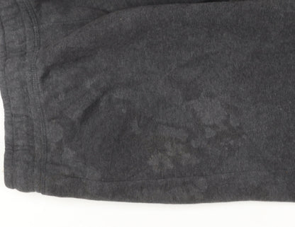 Puma Men's Black Jogger Trousers M Regular Fit Cotton Blend