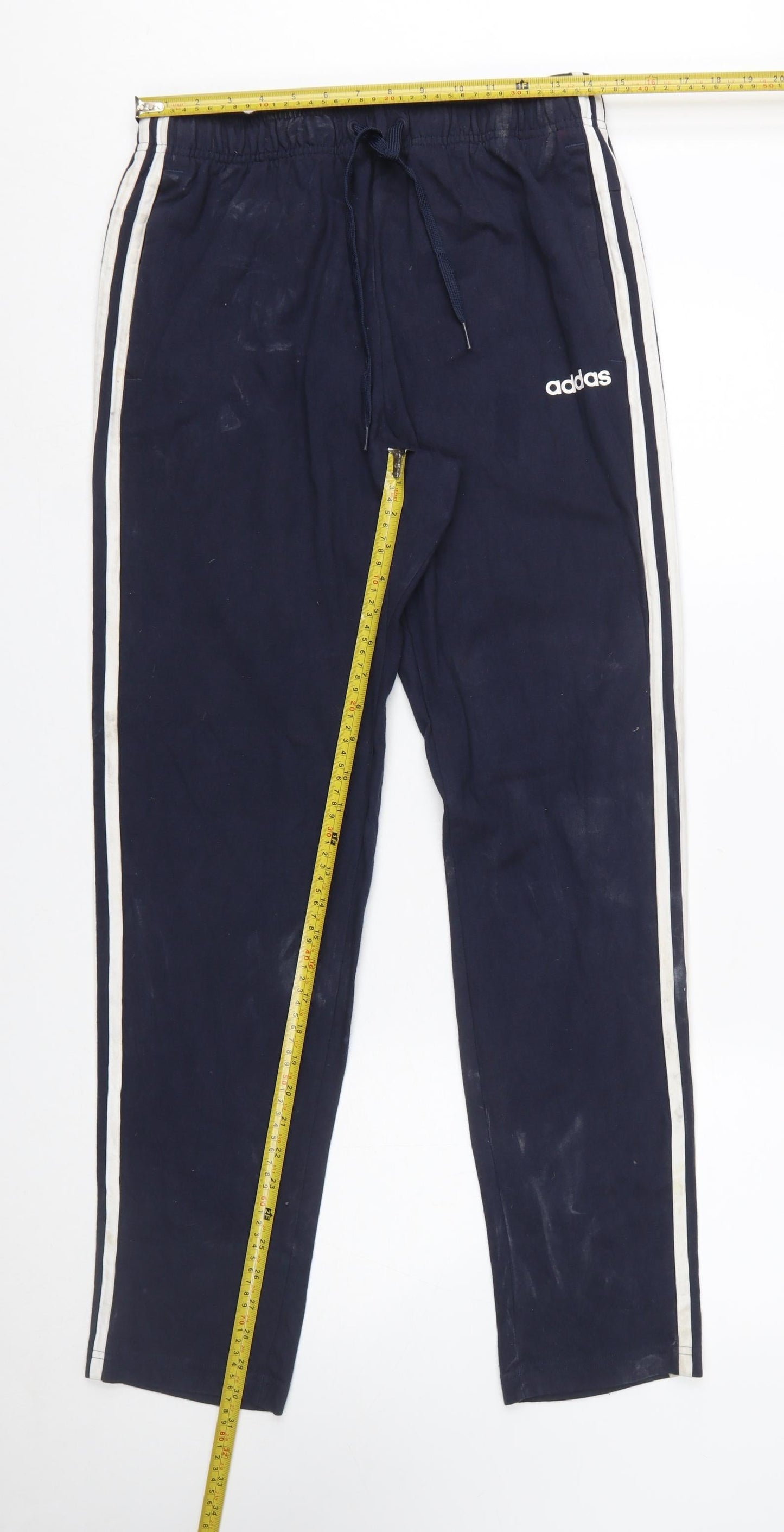 adidas Men's Blue Sweatpants Size M Elastic Waist Casual Trousers