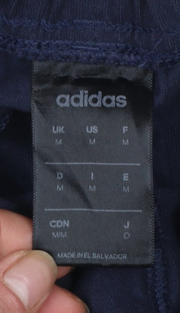 adidas Men's Blue Sweatpants Size M Elastic Waist Casual Trousers