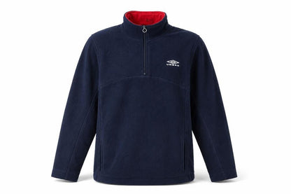 Umbro Boys Navy Fleece 1/2 Zip Sweatshirt Size 13 Years