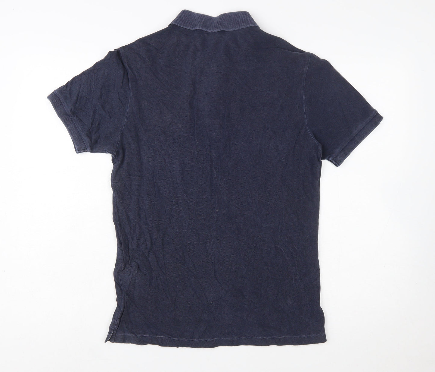 Stone Island Men's Blue Slim Fit Cotton Polo Shirt Size S