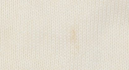 Disney Women’s Ivory Full Zip Mock Neck Jumper XL Cruise Line