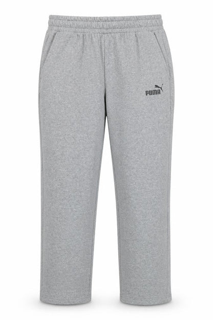 Puma Men Grey 2XL Regular Fit Sweatpants Cotton Blend