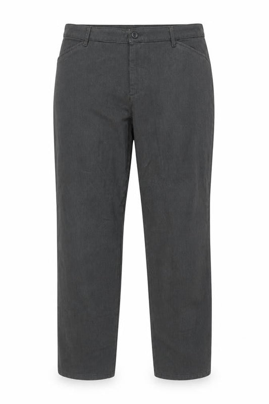 Lee Women’s Grey Straight Leg Mid Rise Relaxed Fit Trousers Size 14