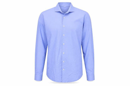 Calvin Klein Men Blue Classic Button-Up Shirt Slim Fit Size 16