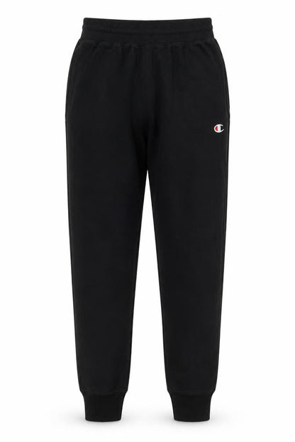Champion Men’s Black Reverse Weave Sweatpants Medium Tapered Fit