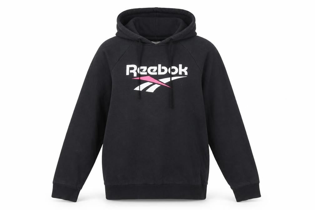 Reebok Classic Women's Black Small Pullover Hoodie Sweatshirt