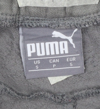 Puma Men's Grey Jogger Sweatpants Size S Elastic Waist